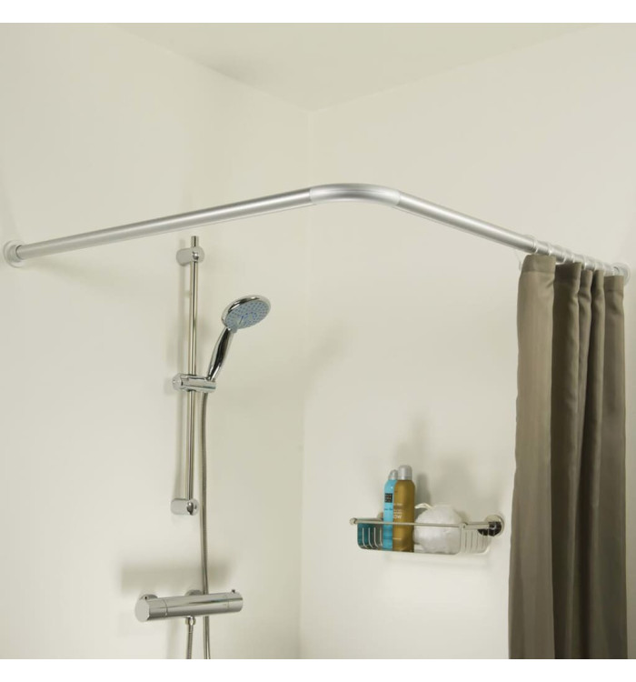 Sealskin Set de tringle de rideau de douche d'angle 90x90 cm Chrome | Mobilier & Déco