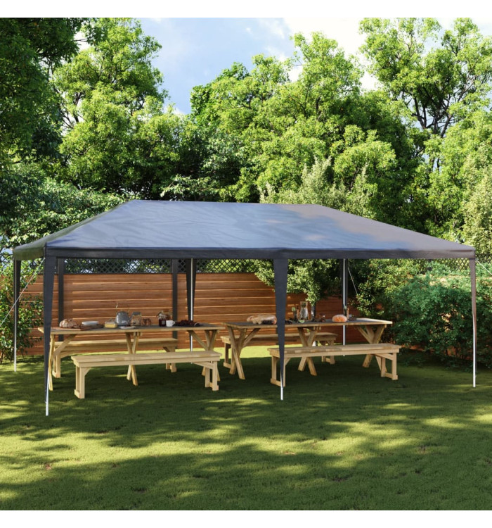 Tente de réception professionnelle 4x6 m Anthracite 90 g/m² | Mobilier & Déco