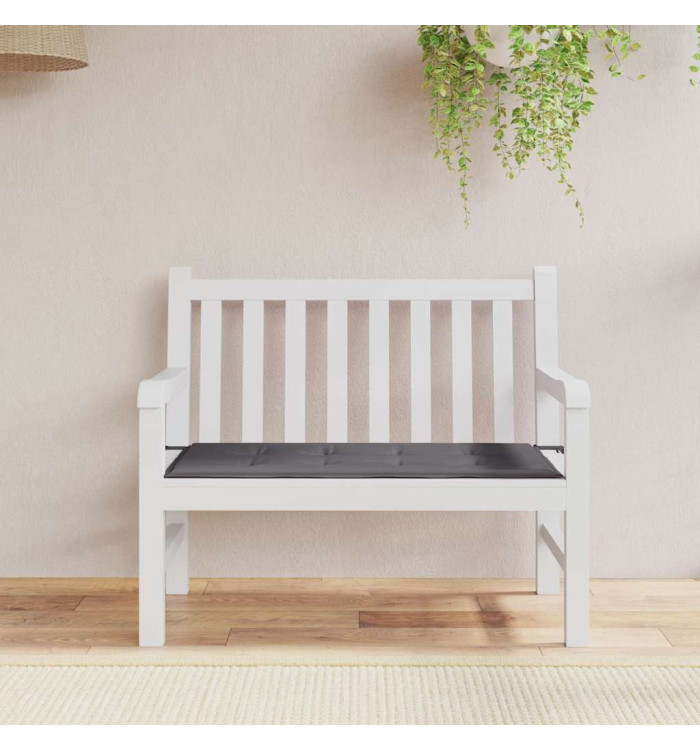 Coussin de banc de jardin anthracite 120x50x4 cm tissu oxford | Mobilier & Déco
