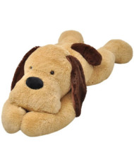 Chien en peluche 120 cm Marron | Mobilier & Déco