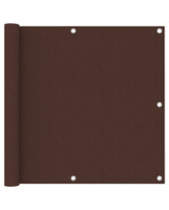 Écran de balcon Marron 90x600 cm Tissu Oxford | Mobilier & Déco