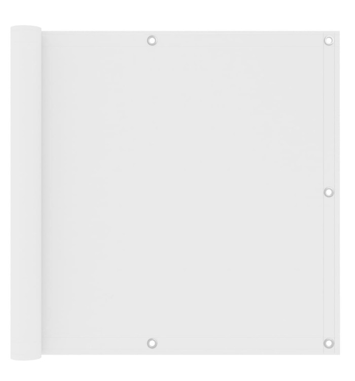 Écran de balcon Blanc 90x300 cm Tissu Oxford | Mobilier & Déco
