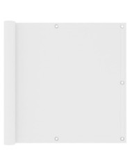 Écran de balcon Blanc 90x300 cm Tissu Oxford | Mobilier & Déco