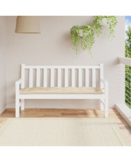 Coussin de banc de jardin beige 150x50x7 cm tissu oxford | Mobilier & Déco