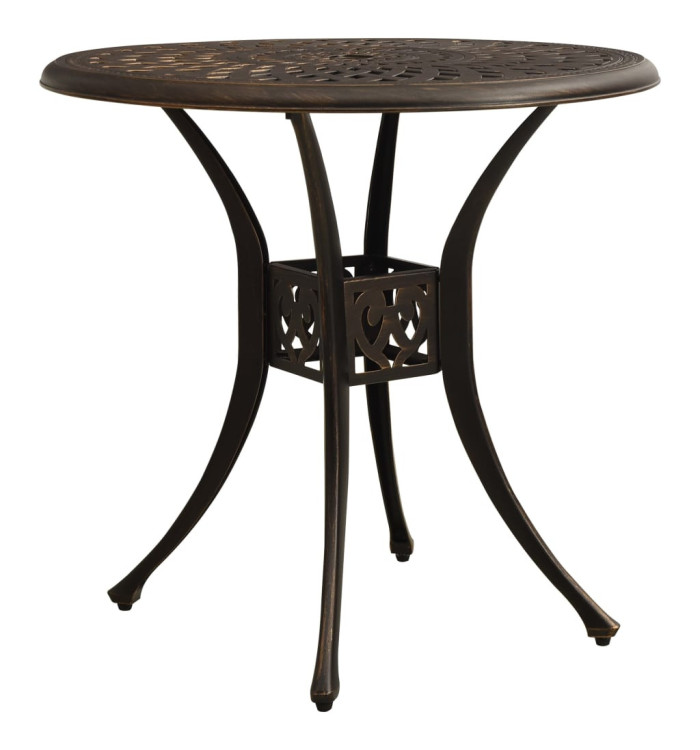 Table de jardin Bronze 78x78x72 cm Aluminium coulé | Mobilier & Déco
