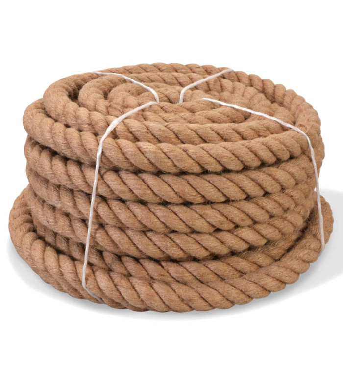 Corde 100 % jute 30 mm 50 m | Mobilier & Déco