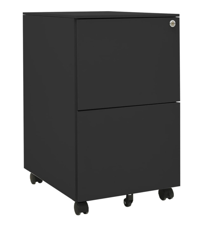 Classeur mobile Anthracite 39x45x67 cm Acier | Mobilier & Déco