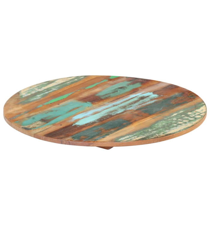 Dessus de table rond 40 cm 15-16 mm Bois de récupération | Mobilier & Déco