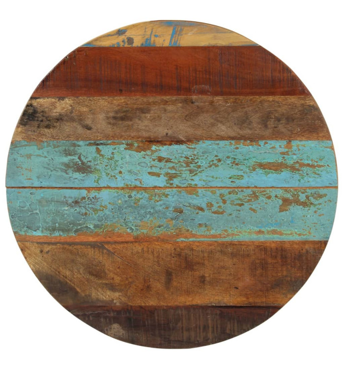 Dessus de table rond 60 cm 15-16 mm Bois de récupération | Mobilier & Déco