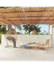 Auvent latéral rétractable de patio 117x600 cm Crème | Mobilier & Déco