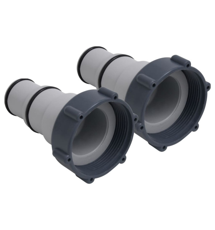 Adaptateurs de tuyau de piscine 2 pcs Plastique | Mobilier & Déco