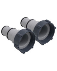 Adaptateurs de tuyau de piscine 2 pcs Plastique | Mobilier & Déco