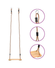 Balançoire à planche 200 cm Bois de pin solide | Mobilier & Déco