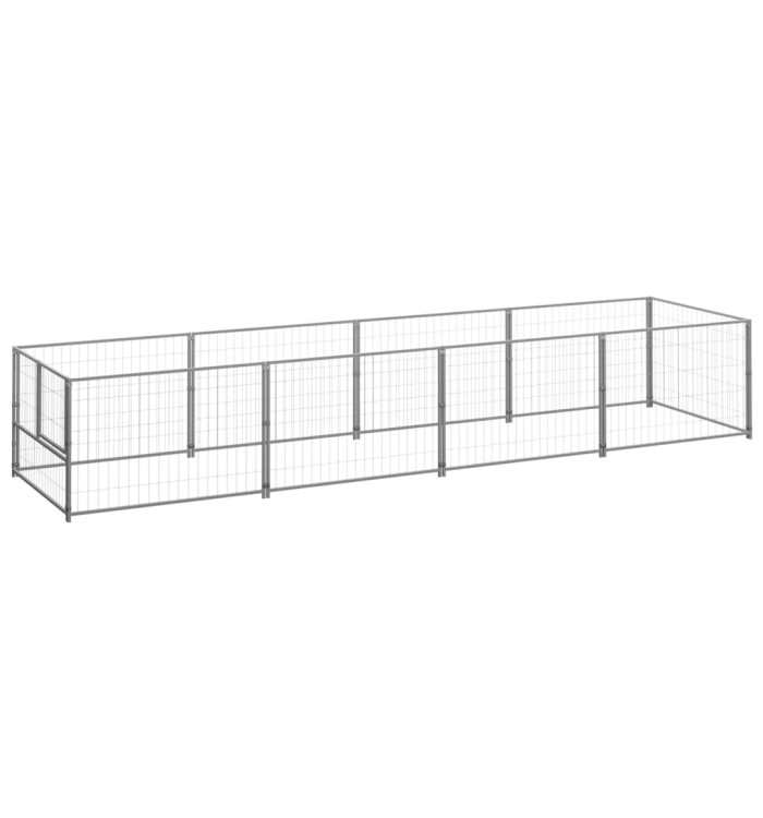 Chenil Argenté 4 m² Acier | Mobilier & Déco