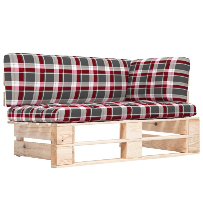 Canapé d'angle palette de jardin bois de pin imprégné | Mobilier & Déco