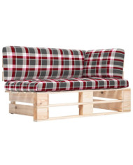 Canapé d'angle palette de jardin bois de pin imprégné | Mobilier & Déco