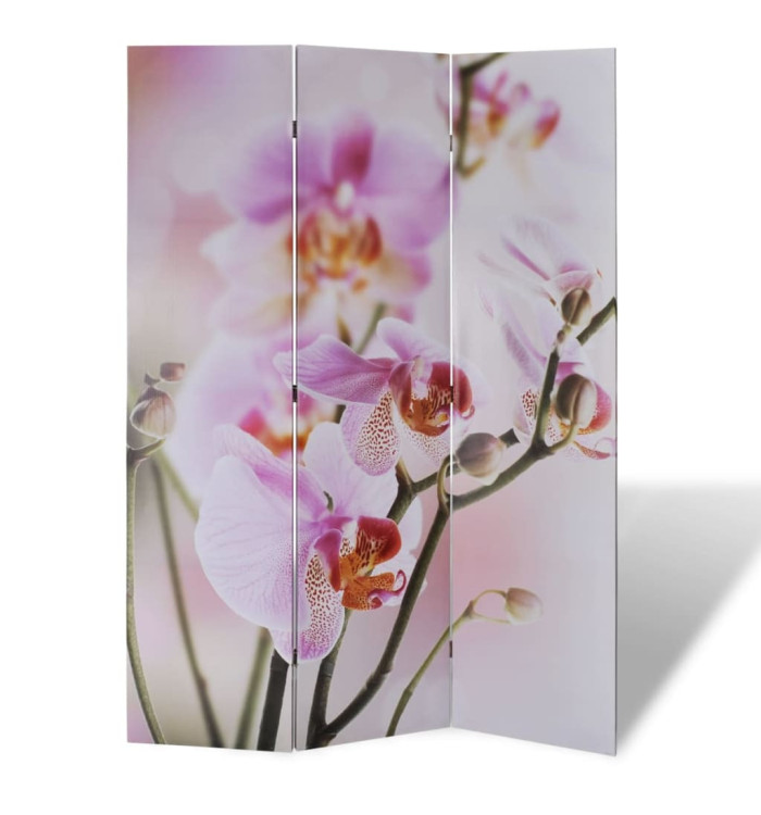 Cloison de séparation pliable 120 x 170 cm Fleur | Mobilier & Déco