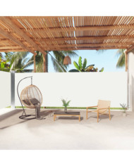 Auvent latéral rétractable Crème 200x1000 cm | Mobilier & Déco