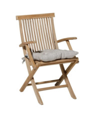 Madison Coussin de siège Panama 46x46 cm Beige clair | Mobilier & Déco