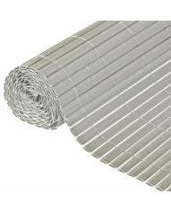 Nature Écran de jardin à double face PVC 1x3 m Gris | Mobilier & Déco