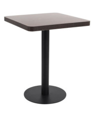 Table de bistro Marron foncé 60x60 cm MDF | Mobilier & Déco