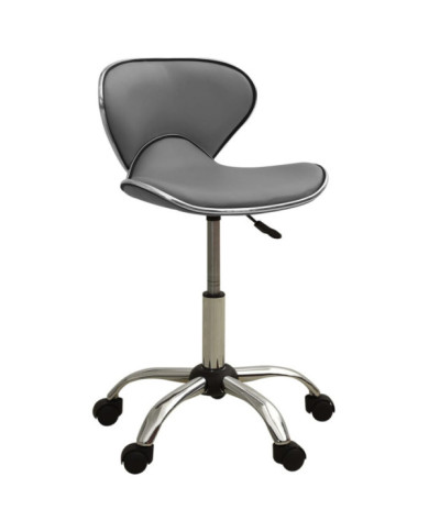 Tabouret de salon et spa Gris Similicuir | Mobilier & Déco