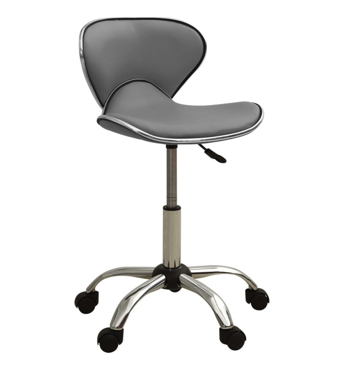 Tabouret de salon et spa Gris Similicuir | Mobilier & Déco