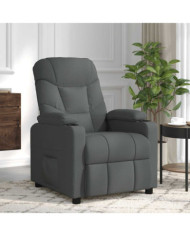 Fauteuil de massage Gris foncé Tissu | Mobilier & Déco