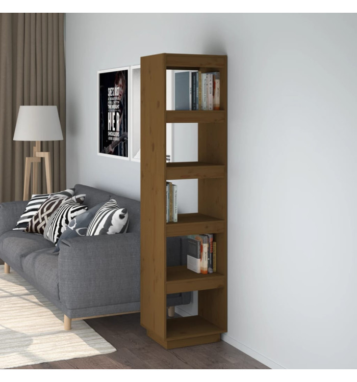 Bibliothèque/Cloison Marron miel 40x35x167 cm Pin solide | Mobilier & Déco