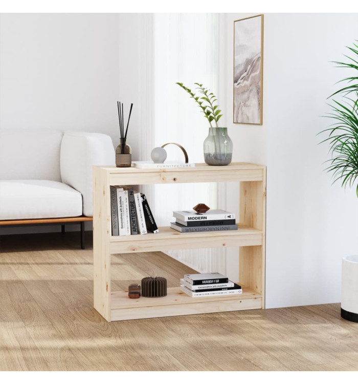Bibliothèque/Séparateur de pièce 80x30x71,5 cm Bois de pin | Mobilier & Déco