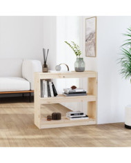 Bibliothèque/Séparateur de pièce 80x30x71,5 cm Bois de pin | Mobilier & Déco
