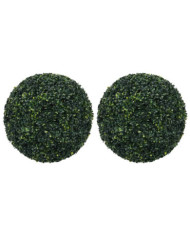 Boules de buis artificielles 2 pcs 52 cm | Mobilier & Déco