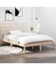 Cadre de lit sans matelas 140x200 cm bois massif | Mobilier & Déco