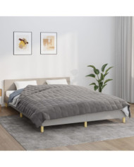 Couverture lestée Gris 220x230 cm 15 kg Tissu | Mobilier & Déco