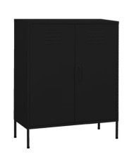Armoire de rangement Noir 80x35x101,5 cm Acier | Mobilier & Déco