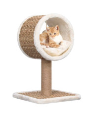 Arbre à chat et tunnel supérieur et jouet 56 cm Herbiers marins | Mobilier & Déco