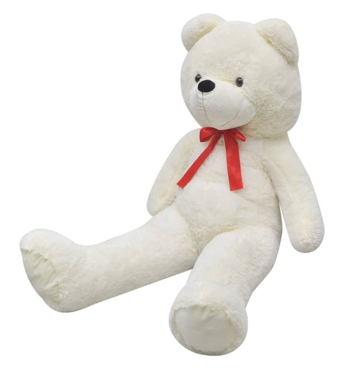 Ours en peluche Blanc 242 cm | Mobilier & Déco