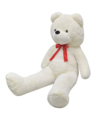 Ours en peluche Blanc 242 cm | Mobilier & Déco