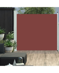 Auvent latéral rétractable de patio 170x300 cm Marron | Mobilier & Déco