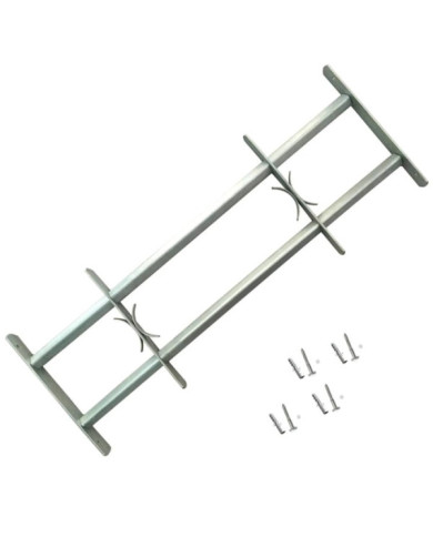 Grille réglable de sécurité de fenêtres et 2 barres 1000-1500mm | Mobilier & Déco