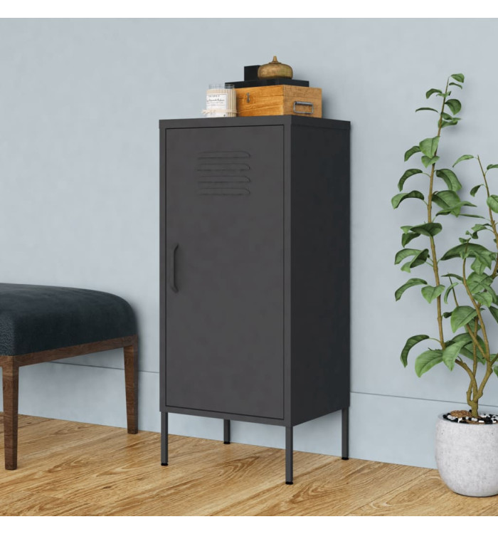 Armoire de rangement Anthracite 42,5x35x101,5 cm Acier | Mobilier & Déco