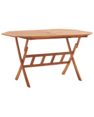 Table pliable de jardin 135 x 85 x 75 cm Bois d'acacia massif | Mobilier & Déco