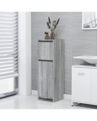 Armoire de bain Sonoma gris 30x30x95 cm Bois d'ingénierie | Mobilier & Déco