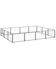 Chenil Noir 12 m² Acier | Mobilier & Déco