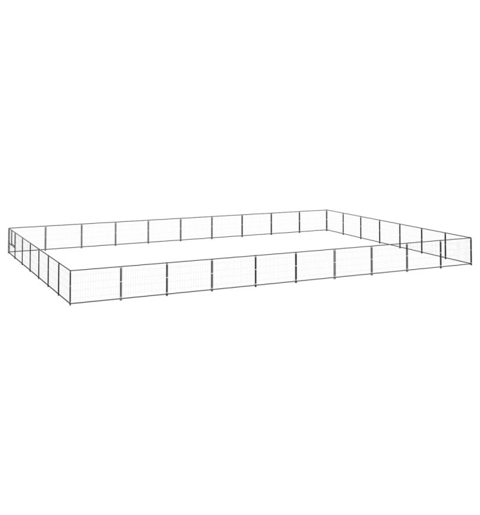 Chenil Noir 70 m² Acier | Mobilier & Déco