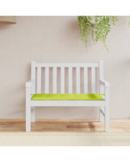 Coussin de banc de jardin vert brillant 100x50x3cm tissu oxford | Mobilier & Déco