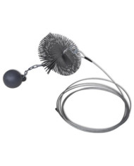 Brosse ronde pour cheminée Dia. 15 cm | Mobilier & Déco