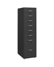 Classeur mobile Anthracite 28x41x109 cm Métal | Mobilier & Déco