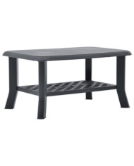 Table basse Anthracite 90x60x46 cm Plastique | Mobilier & Déco