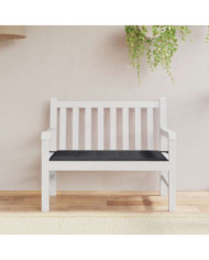 Coussin de banc de jardin noir 120x50x4 cm tissu oxford | Mobilier & Déco